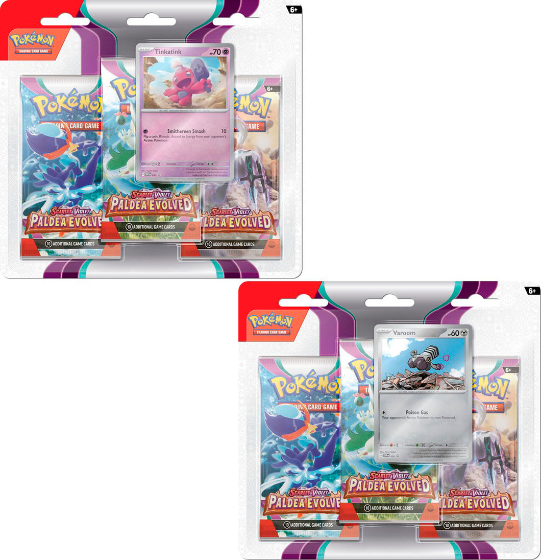 Pokémon Scarlet & Violet 2 - Paldea Evolved 3-Pack Booster