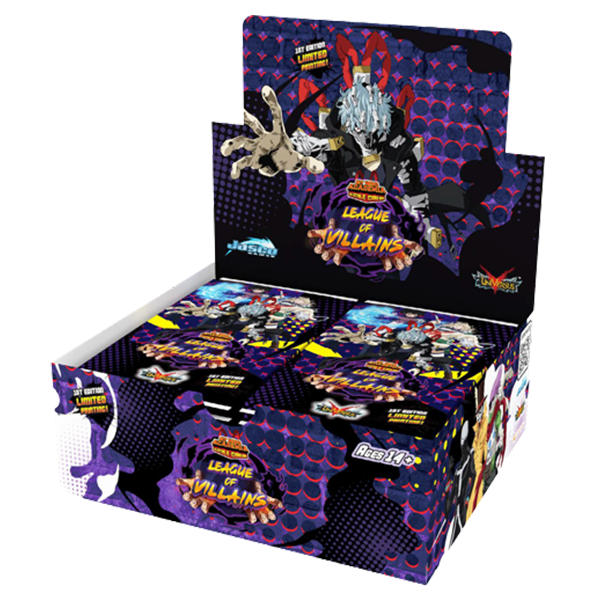 Y Hero Acadeia Collectible Card Gae Series 4 Unliited League Of Villains Booster Display