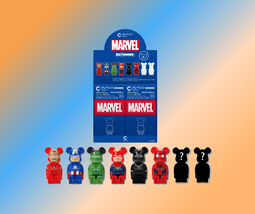 Medicom Toy Bearbrick x Marvel x Cleverin Air Freshener