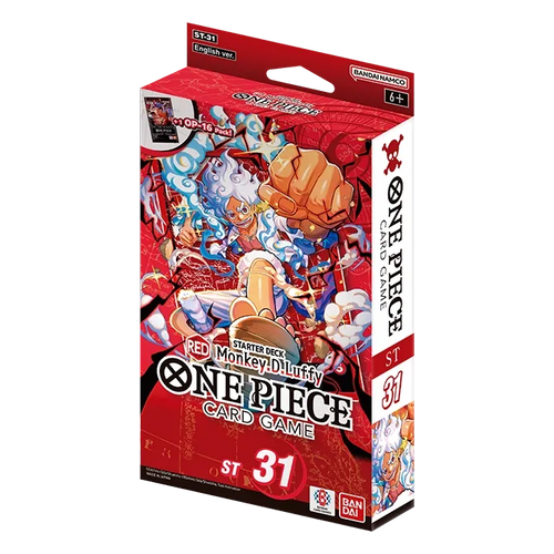 One Piece Card Game Red Monkey.D.Luffy ST31 Starter Deck