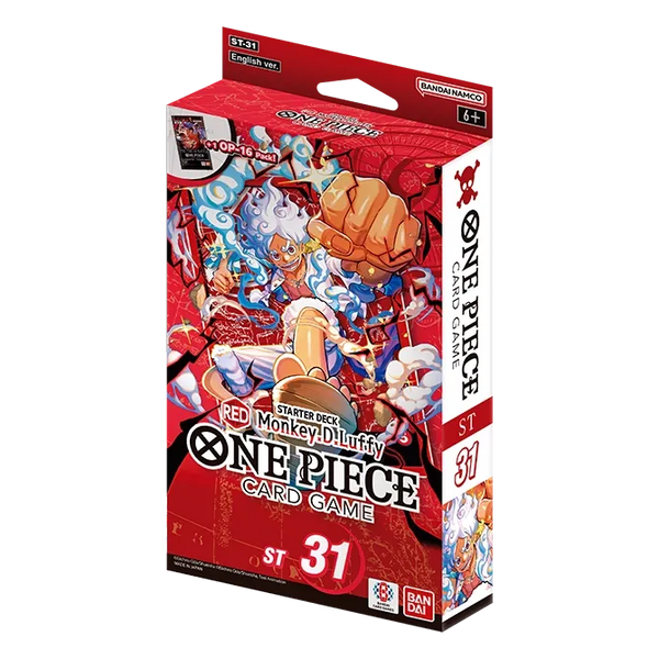 One Piece Card Game Red Monkey.D.Luffy ST31 Starter Deck