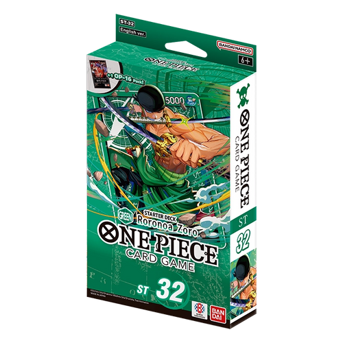 One Piece Card Game Green Roronoa Zoro ST32 Starter Deck