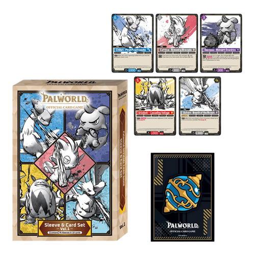 Palworld OFFICIAL CARD GAME - Sleeve & Card Set Vol.1
