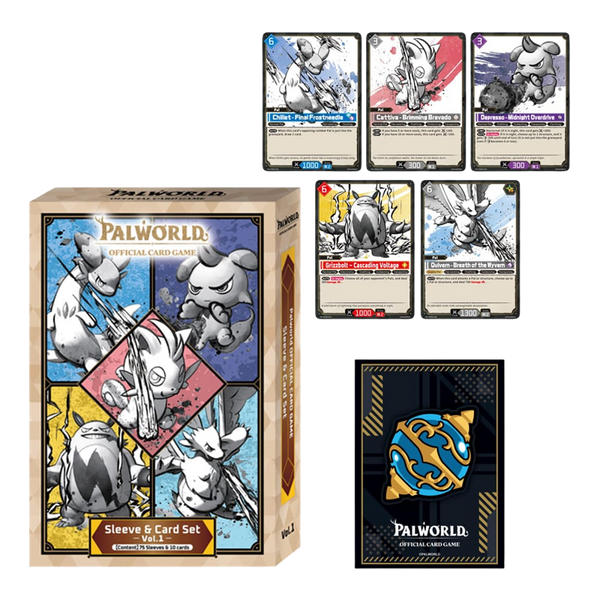 Palworld OFFICIAL CARD GAME - Sleeve & Card Set Vol.1