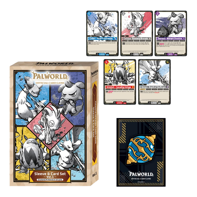 Palworld OFFICIAL CARD GAME - Sleeve & Card Set Vol.1