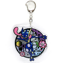 Pokemon Center Japan - Greninja Paper Cutting Series Acrylic Keychain