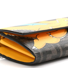 Fendi x FRGMT x Pokemon FF Fabric Wallet Continental With Chain