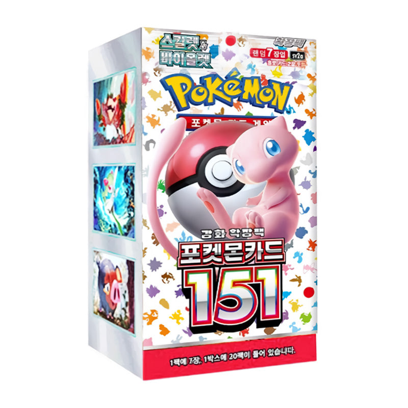 Pokemon 151 Korean Booster Box – Famous Grail