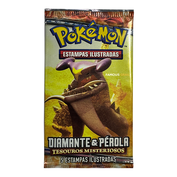 Pokemon Diamond & Pearl Mysterious Treasures Portuguese Booster Pack