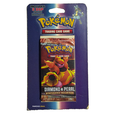 Pokemon Diamond & Pearl Mysterious Treasures 2 Booster Pack Blister
