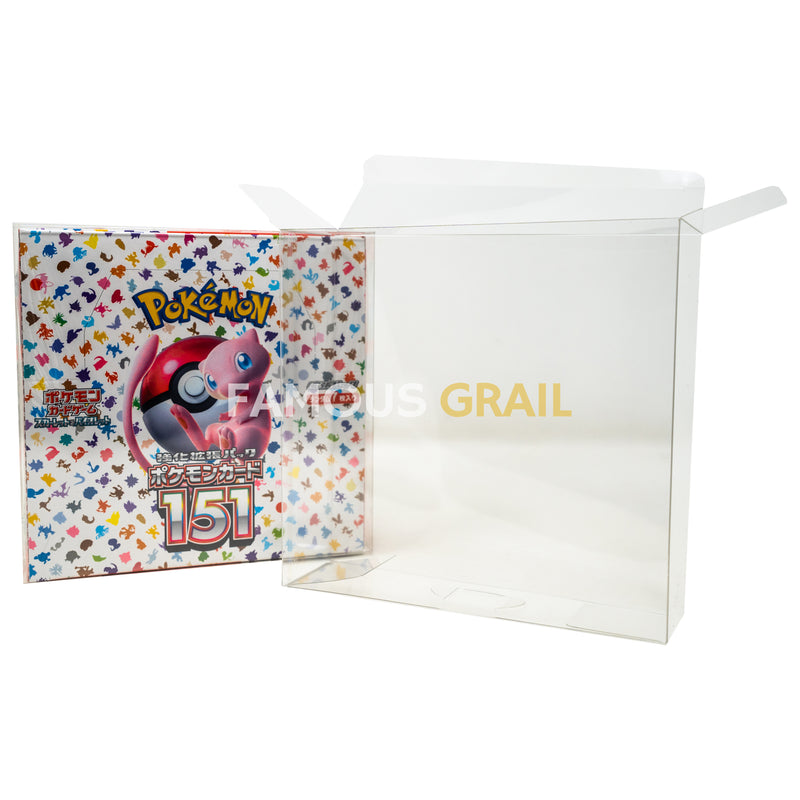 Extra Thick Clear Protector For Japanese Pokemon Booster Boxes (Flat Style) Pokemon Etb Acrylic Case Extra Thick Clear Protector For Japanese Pokemon Booster Boxes (Flat Style) Pokemon Etb Acrylic Case