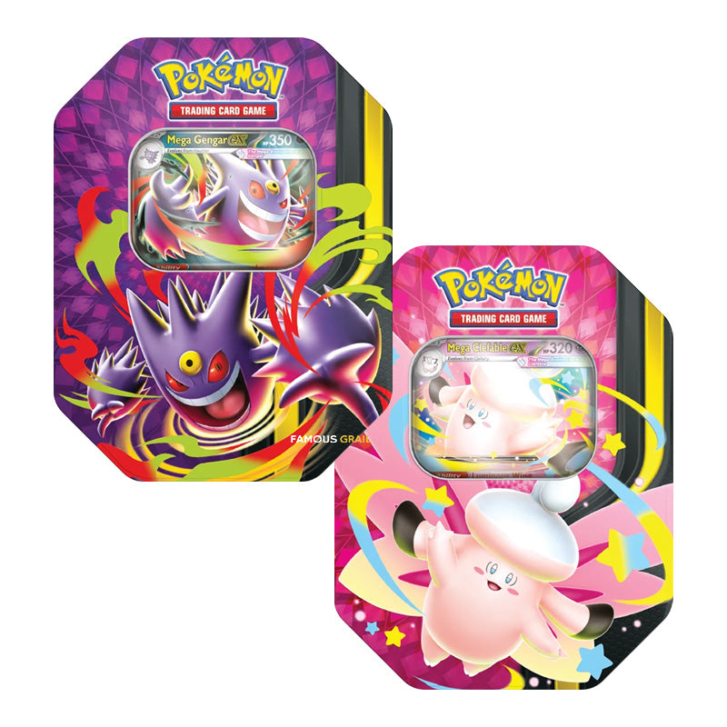 grail pokemon cards Pokémon TCG: Mega Moonlit Tin – Famous Grail