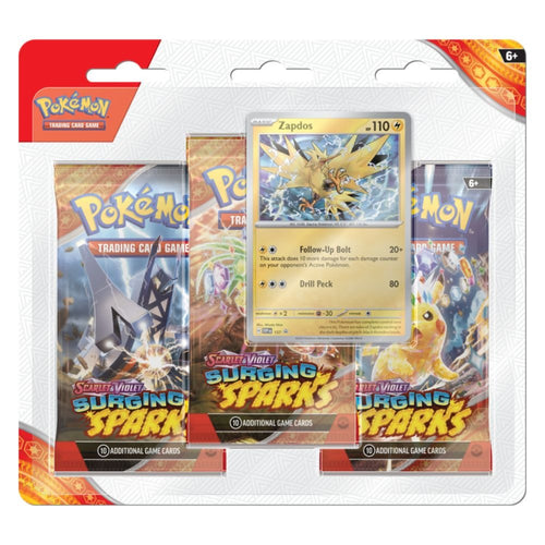 Pokemon Scarlet & Violet 8 : Surging Sparks - 3-Pack Blister