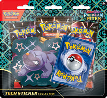 Pokémon Paldean Fates Tech Sticker Collection Fidough, Greavard, Maschiff