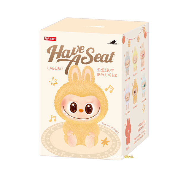 Pop Mart Labubu The Monsters - Have a Seat - Vinyl Plush Blind Box