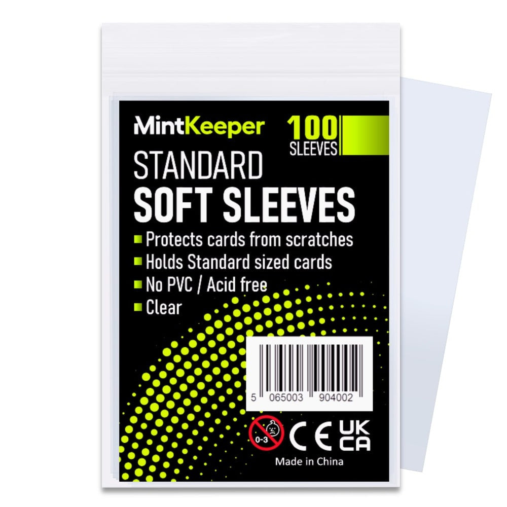 MintKeeper - Standard Soft Card Sleeves (100 Sleeves)