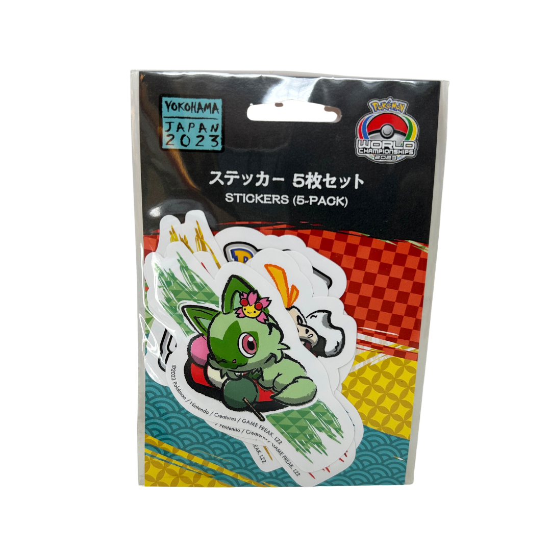 Pokemon World Championships 2023 Yokohama - Sticker Set of 5 – Famous Grail
