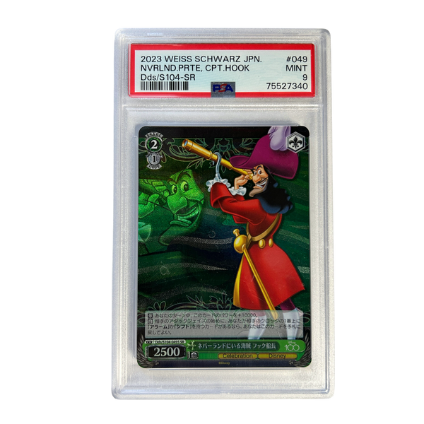 Neverland Pirate Captain Hook - Dds/S104-049S SR - Weiss Schwarz Disney 100 - PSA 9