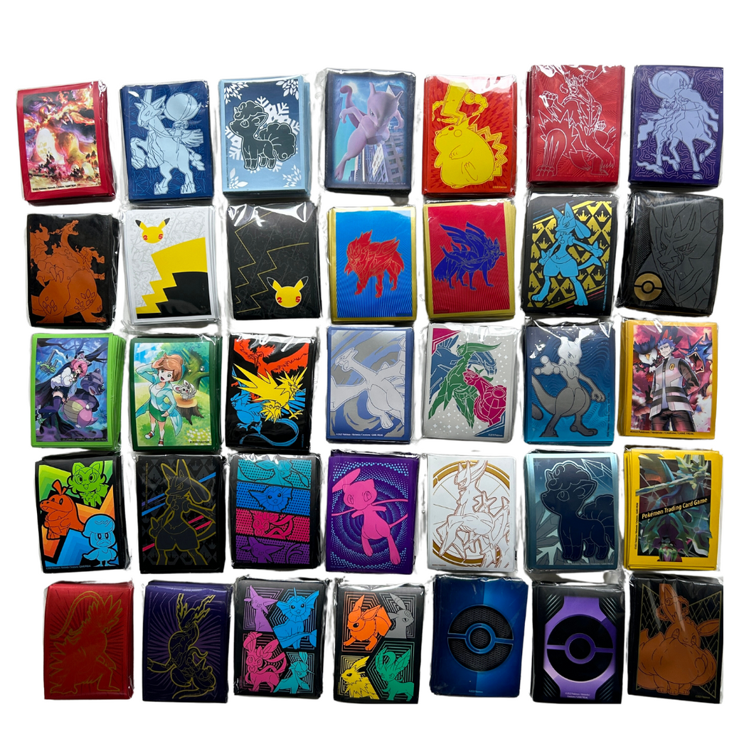 Pokemon Card Sleeves Pack (65 Sleeves) - Elite Trainer Box or Collecti Famous Grail Pokemon Card Sleeves Pack (65 Sleeves) - Elite Trainer Box or Collecti Famous Grail