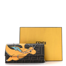 Fendi x FRGMT x Pokemon FF Fabric Wallet Continental With Chain