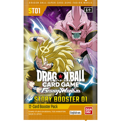 Dragon Ball Super Card Game: Fusion World Story Booster 01 (ST01) Booster Pack