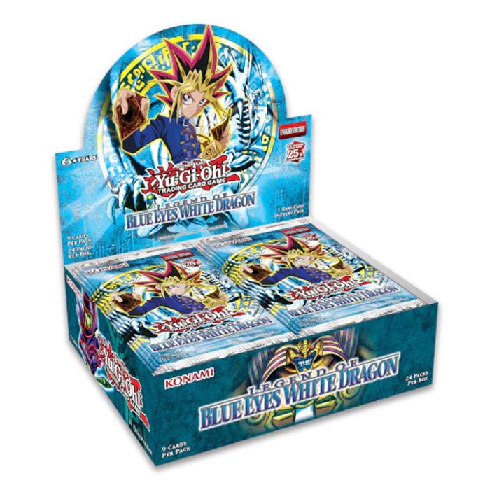 Yu-Gi-Oh! Legend Of Blue-Eyes White Dragon 25th Anniversary Reprint Booster Box (24 Packs)