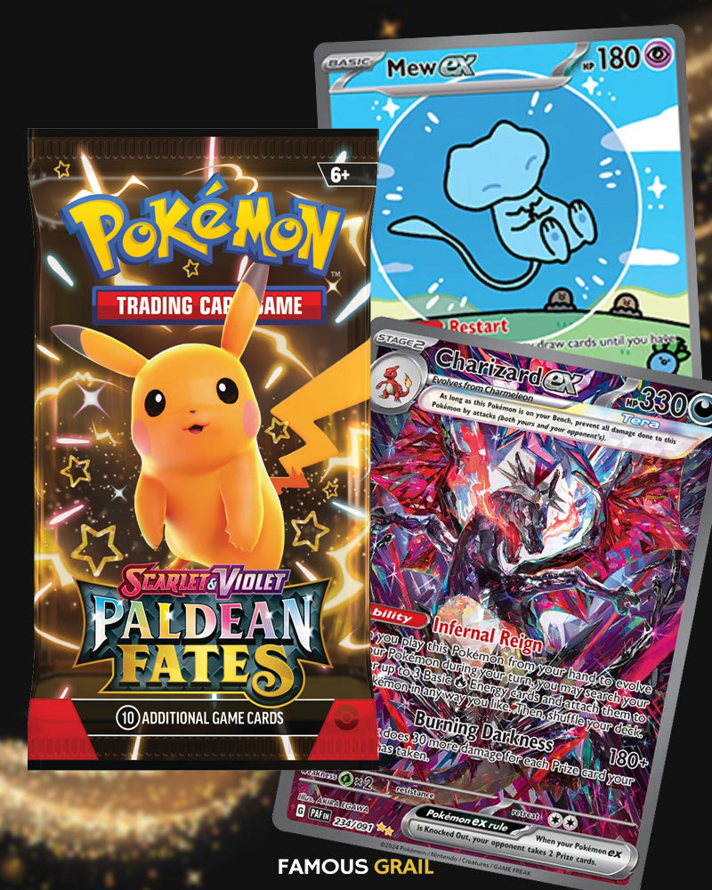 Pokemon Paldean Fates Booster Pack Famous Grail Pokemon Paldean Fates Booster Pack Famous Grail