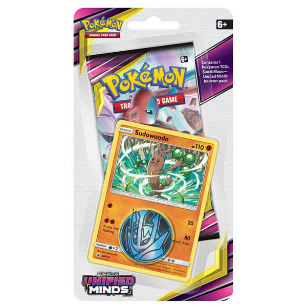 Pokemon Sun & Moon Unified Minds Checklane Blister - Sudowoodo