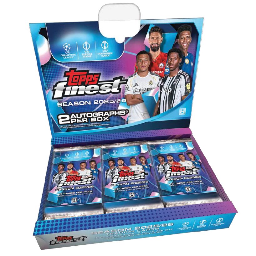 Topps Finest UEFA Club Competitions 2025/26 - Hobby Box