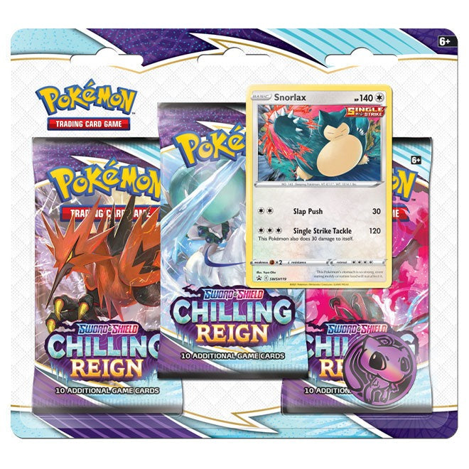 Pokemon Chilling Reign 3 Pack Blister