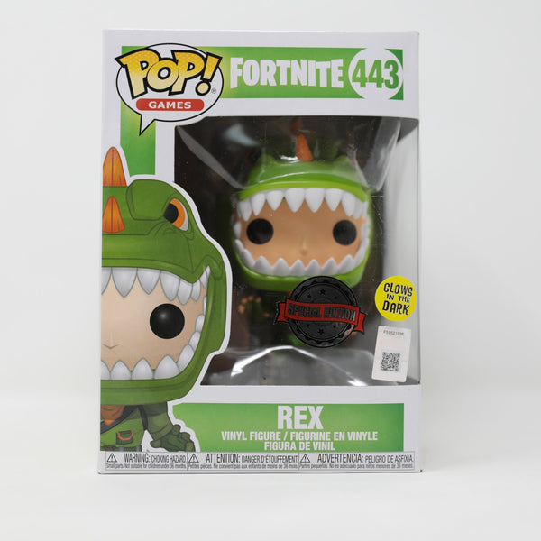 Funko POP! Fortnite #443 - Rex - GITD Special Edition (NEW)