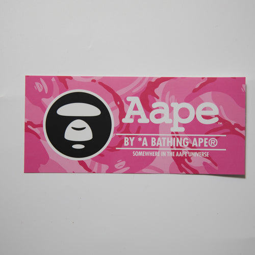 Aape Pink Camo Sticker (MINT)
