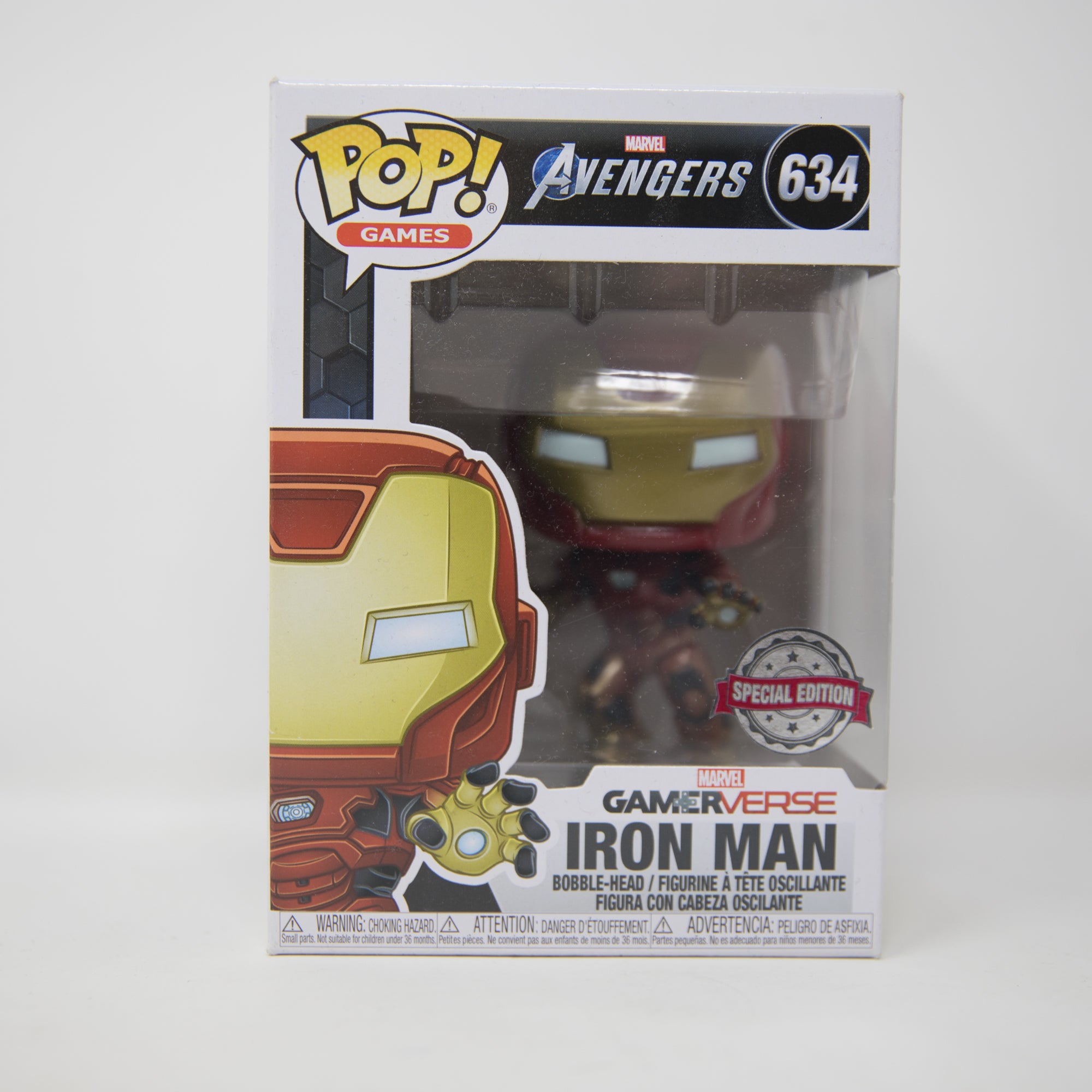 Funko POP! Avengers Marvel 634 Iron Man Bobble Head Special Editi Famous Grail