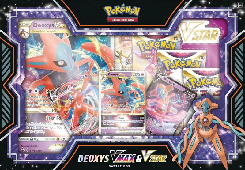 Pokemon Zeraora / Deoxys VMAX & VSTAR Battle Box