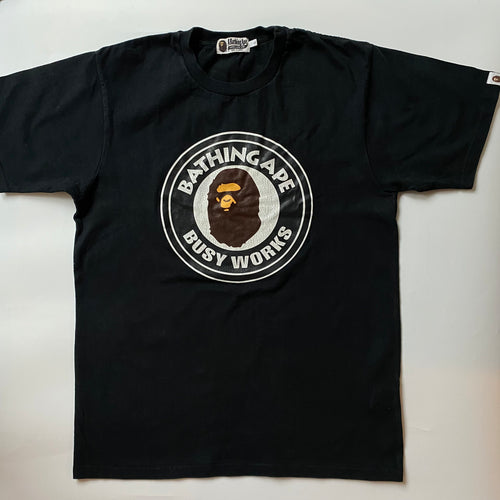 Bape Classic Busy Works Tee (Large / USED)