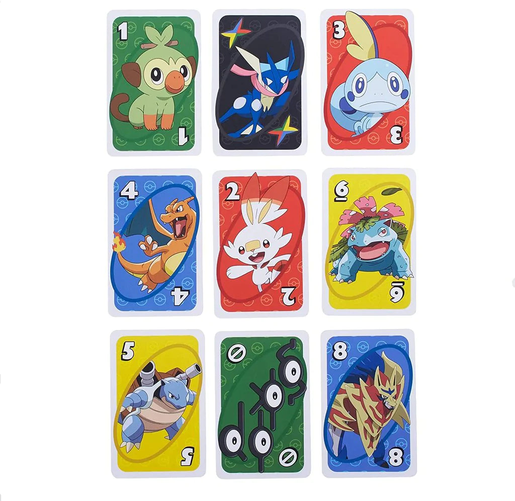 Pokemon x UNO Card Set Mattell Famous Grail Pokemon x UNO Card Set Mattell Famous Grail