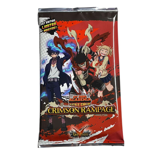 My Hero Academia Collectible Card Game Series 2: Crimson Rampage Booster Pack