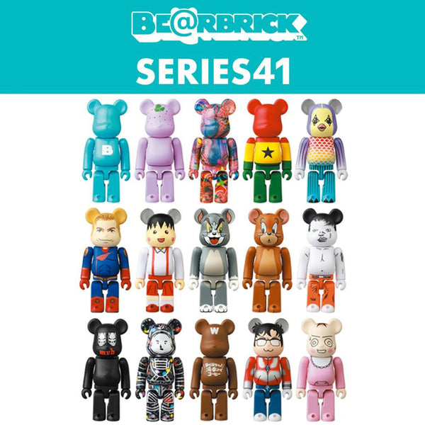 Medicom Toy BEARBRICK Series 41 100% Figure (Various / MINT)